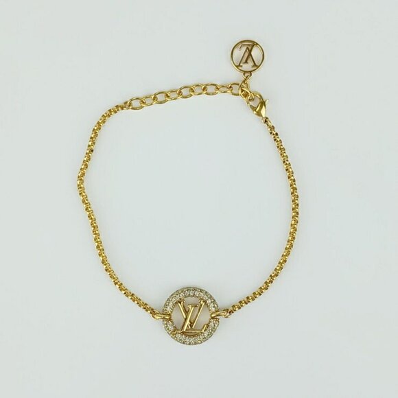 LOUIS VUITTON Gold Charm Bracelet - Picture 1 of 7